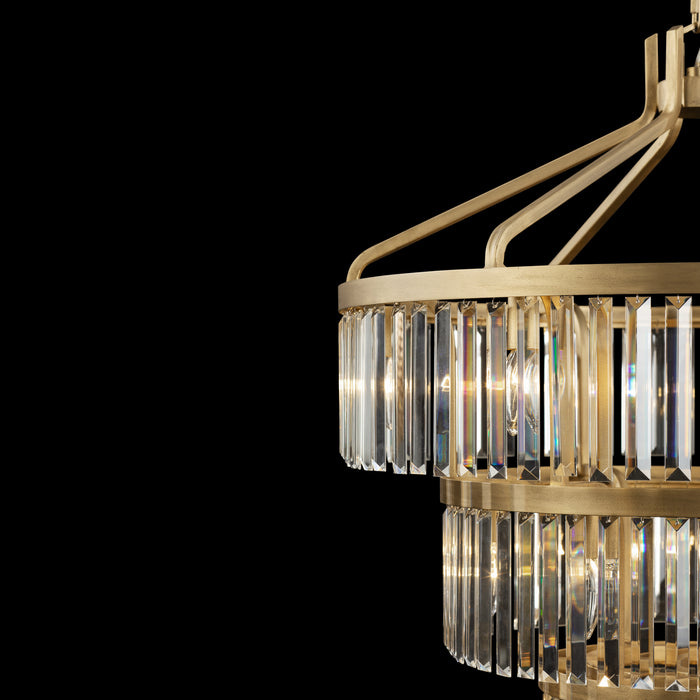 Varaluz - 297P15HG - 15 Light Pendant - Social Club - Havana Gold