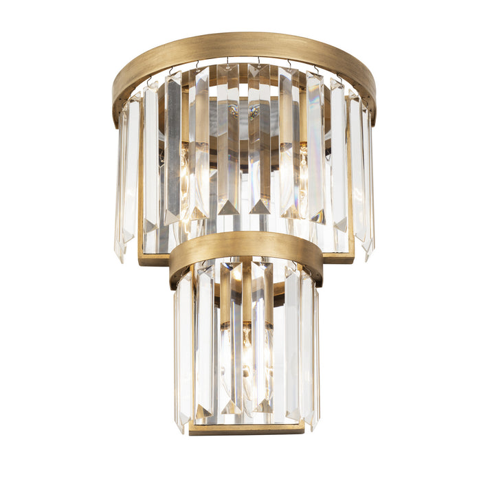 Varaluz - 297W03HG - Three Light Wall Sconce - Social Club - Havana Gold