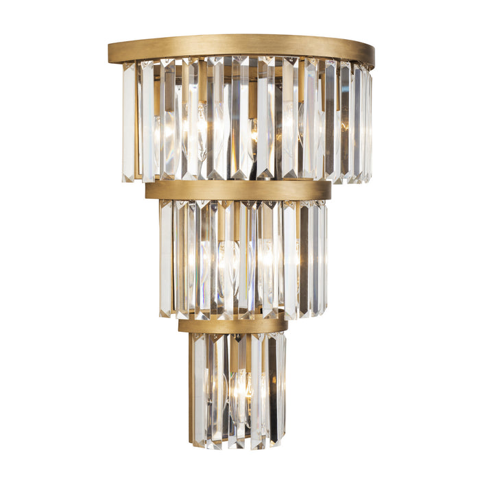Varaluz - 297W06HG - Six Light Wall Sconce - Social Club - Havana Gold