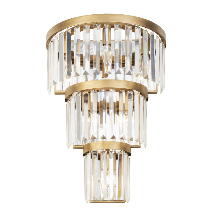 Varaluz - 297W06HG - Six Light Wall Sconce - Social Club - Havana Gold