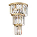 Varaluz - 297W06HG - Six Light Wall Sconce - Social Club - Havana Gold