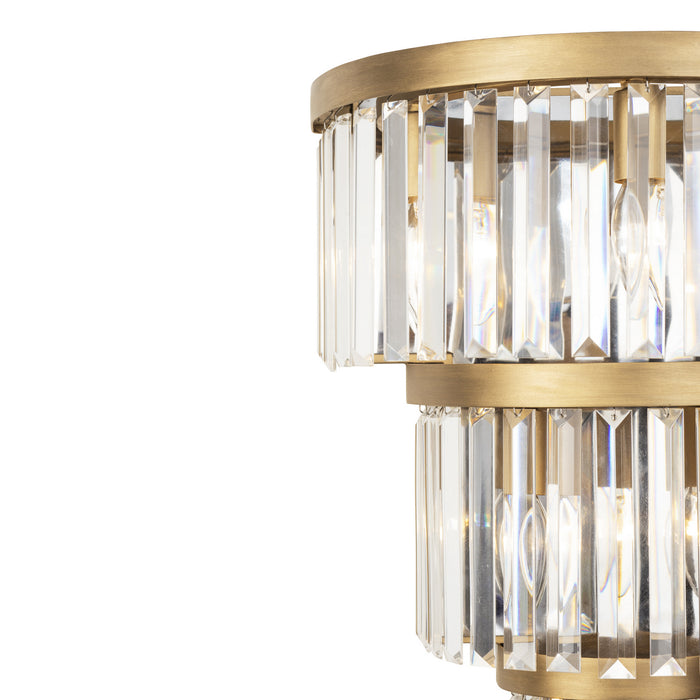 Varaluz - 297W06HG - Six Light Wall Sconce - Social Club - Havana Gold