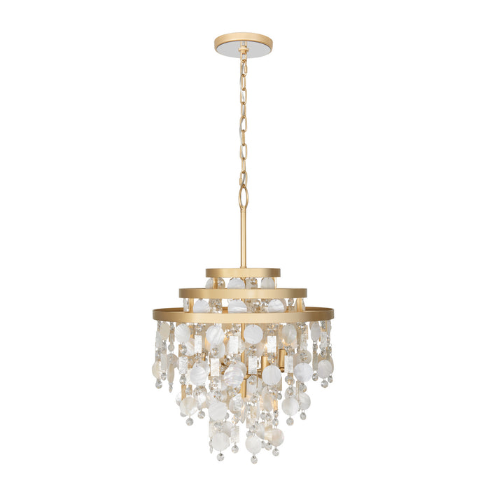 Varaluz - 377C05FG - Five Light Chandelier - Kalani - French Gold