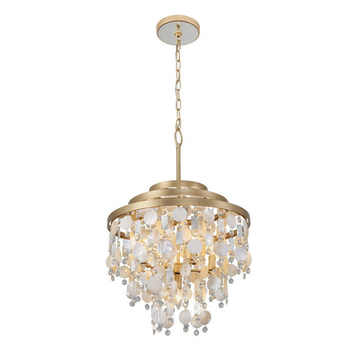Varaluz - 377C05FG - Five Light Chandelier - Kalani - French Gold