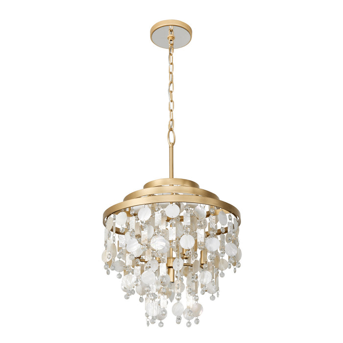 Varaluz - 377C05FG - Five Light Chandelier - Kalani - French Gold
