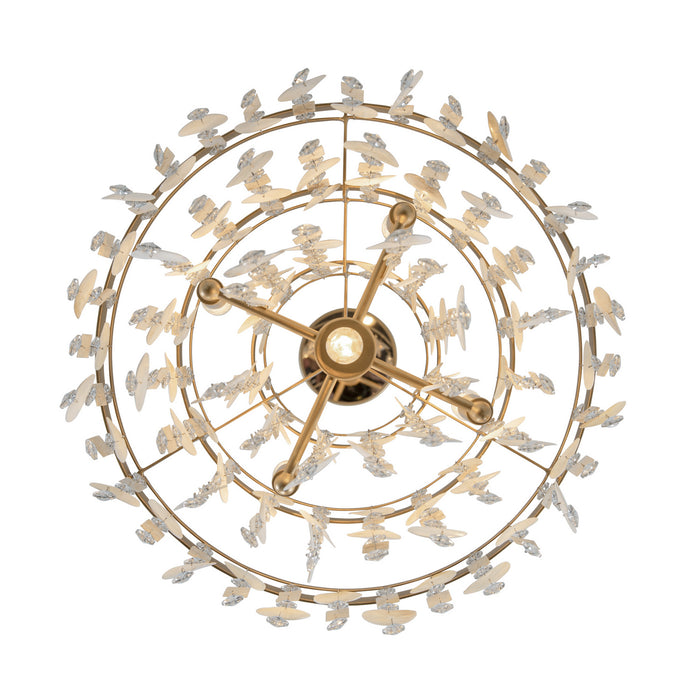 Varaluz - 377C05FG - Five Light Chandelier - Kalani - French Gold