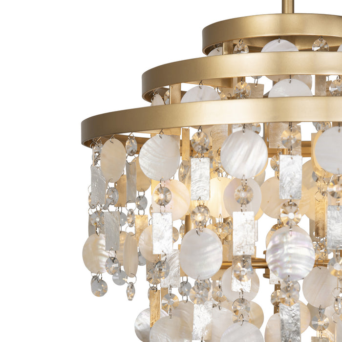 Varaluz - 377C05FG - Five Light Chandelier - Kalani - French Gold