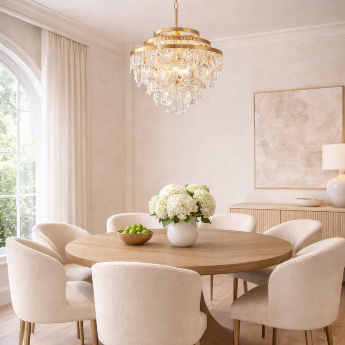 Varaluz - 377C05FG - Five Light Chandelier - Kalani - French Gold