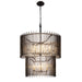 Varaluz - 393C14MBFG - 14 Light Chandelier - Park Row - Matte Black/French Gold