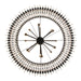 Varaluz - 393C14MBFG - 14 Light Chandelier - Park Row - Matte Black/French Gold
