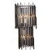 Varaluz - 393W03MBFG - Three Light Wall Sconce - Park Row - Matte Black/French Gold