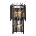 Varaluz - 393W03MBFG - Three Light Wall Sconce - Park Row - Matte Black/French Gold