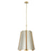 Varaluz - 518F06SSBS - Six Light Foyer Pendant - Peep Show - Sunwashed Silver/Brushed Sienna