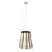 Varaluz - 518F06SSBS - Six Light Foyer Pendant - Peep Show - Sunwashed Silver/Brushed Sienna
