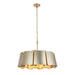 Varaluz - 518P05SSBS - Five Light Pendant - Peep Show - Sunwashed Silver/Brushed Sienna