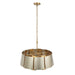 Varaluz - 518P05SSBS - Five Light Pendant - Peep Show - Sunwashed Silver/Brushed Sienna