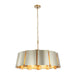 Varaluz - 518P08SSBS - Eight Light Pendant - Peep Show - Sunwashed Silver/Brushed Sienna