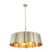 Varaluz - 518P08SSBS - Eight Light Pendant - Peep Show - Sunwashed Silver/Brushed Sienna