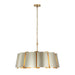 Varaluz - 518P08SSBS - Eight Light Pendant - Peep Show - Sunwashed Silver/Brushed Sienna