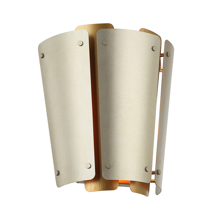 Varaluz - 518W01SSBS - One Light Wall Sconce - Peep Show - Sunwashed Silver/Brushed Sienna