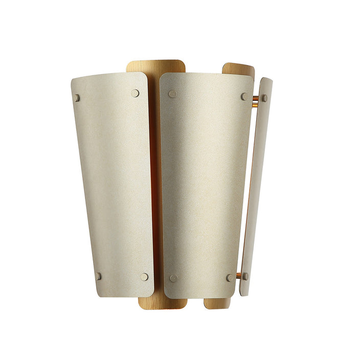 Varaluz - 518W01SSBS - One Light Wall Sconce - Peep Show - Sunwashed Silver/Brushed Sienna