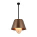 Varaluz - 529P04BGMB - Four Light Pendant - Rock On - Brontourage/Matte Black