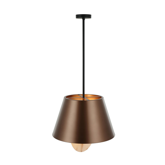 Varaluz - 529P04BGMB - Four Light Pendant - Rock On - Brontourage/Matte Black