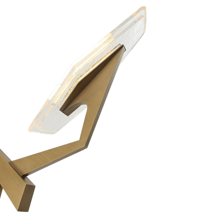 Varaluz - 530N02BK - LED Linear - Down the Wrong Path - Brass Kisser