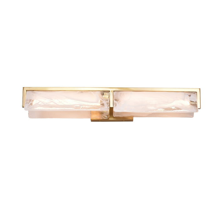 Varaluz - 531B02SB - LED Bath Fixture - Mingle - Satin Brass