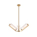 Varaluz - 531C03SB - LED Chandelier - Mingle - Satin Brass