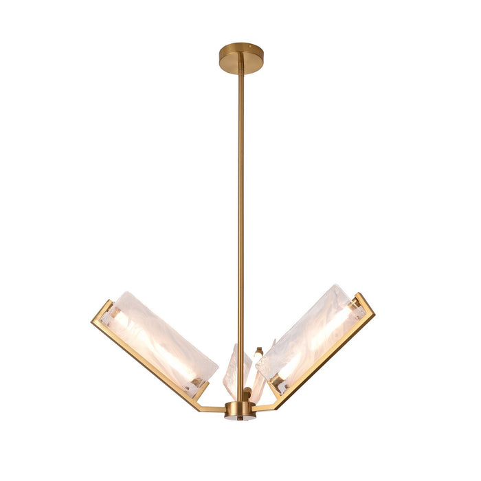 Varaluz - 531C03SB - LED Chandelier - Mingle - Satin Brass