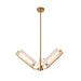 Varaluz - 531C03SB - LED Chandelier - Mingle - Satin Brass