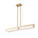 Varaluz - 531N02SB - LED Linear - Mingle - Satin Brass