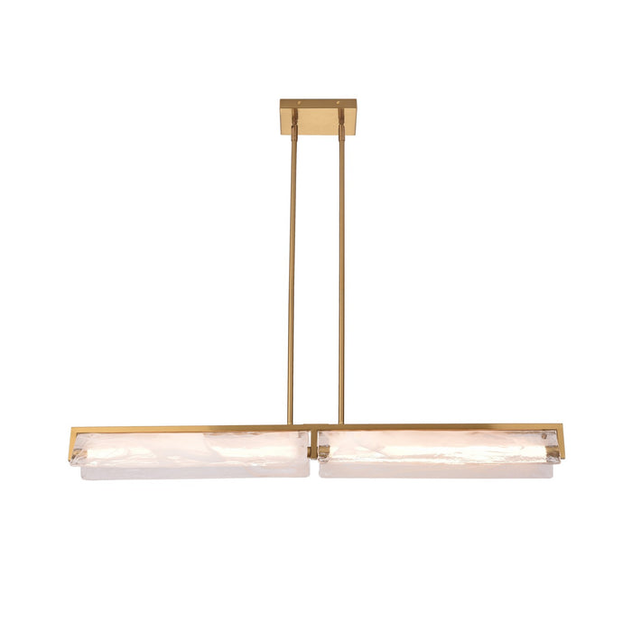 Varaluz - 531N02SB - LED Linear - Mingle - Satin Brass