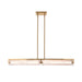 Varaluz - 531N02SB - LED Linear - Mingle - Satin Brass