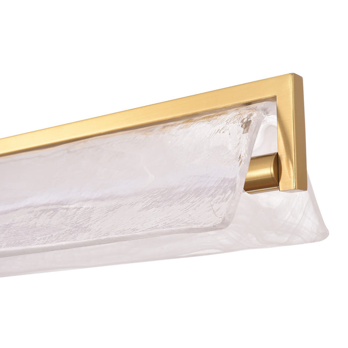 Varaluz - 531N02SB - LED Linear - Mingle - Satin Brass