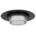 Alteck - AFM0012-3CCT-W-BK - LED Flush Mount - Plate - Sand Black