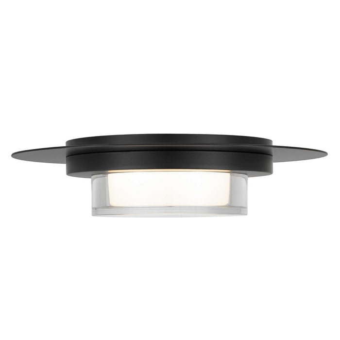 Alteck - AFM0012-3CCT-W-BK - LED Flush Mount - Plate - Sand Black