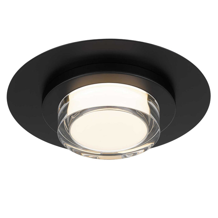 Alteck - AFM0012-3CCT-W-BK - LED Flush Mount - Plate - Sand Black