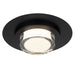 Alteck - AFM0012-3CCT-W-BK - LED Flush Mount - Plate - Sand Black