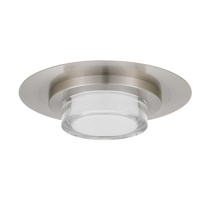Alteck - AFM0012-3CCT-W-BSS - LED Flush Mount - Plate - Brushed Stainless Steel