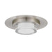 Alteck - AFM0012-3CCT-W-BSS - LED Flush Mount - Plate - Brushed Stainless Steel