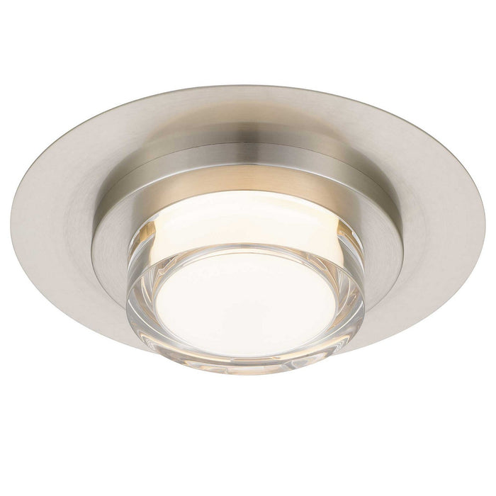 Alteck - AFM0012-3CCT-W-BSS - LED Flush Mount - Plate - Brushed Stainless Steel