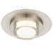Alteck - AFM0012-3CCT-W-BSS - LED Flush Mount - Plate - Brushed Stainless Steel