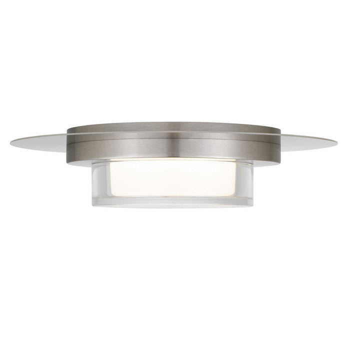 Alteck - AFM0012-3CCT-W-BSS - LED Flush Mount - Plate - Brushed Stainless Steel