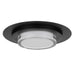Alteck - AFM0013-3CCT-W-BK - LED Flush Mount - Plate - Sand Black