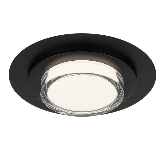 Alteck - AFM0013-3CCT-W-BK - LED Flush Mount - Plate - Sand Black