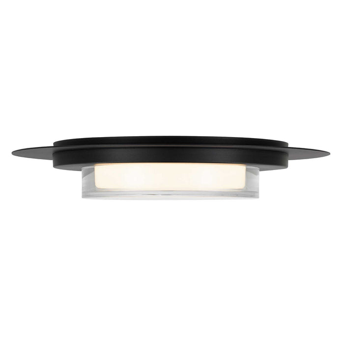 Alteck - AFM0013-3CCT-W-BK - LED Flush Mount - Plate - Sand Black