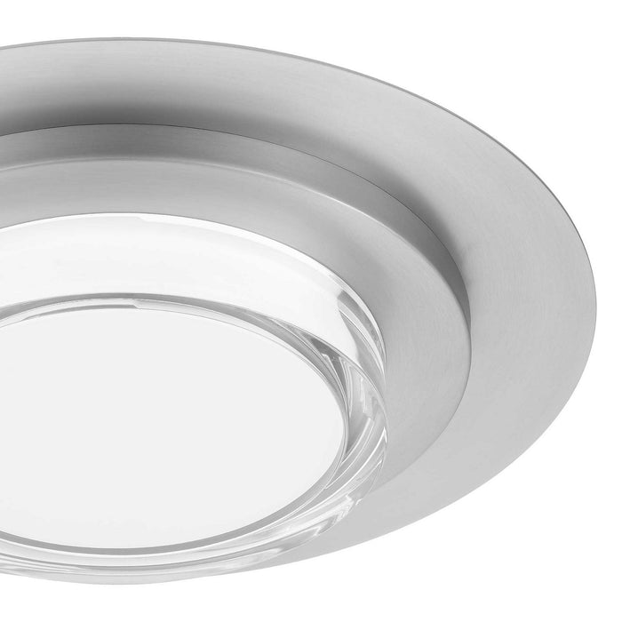 Alteck - AFM0013-3CCT-W-BSS - LED Flush Mount - Plate - Brushed Stainless Steel