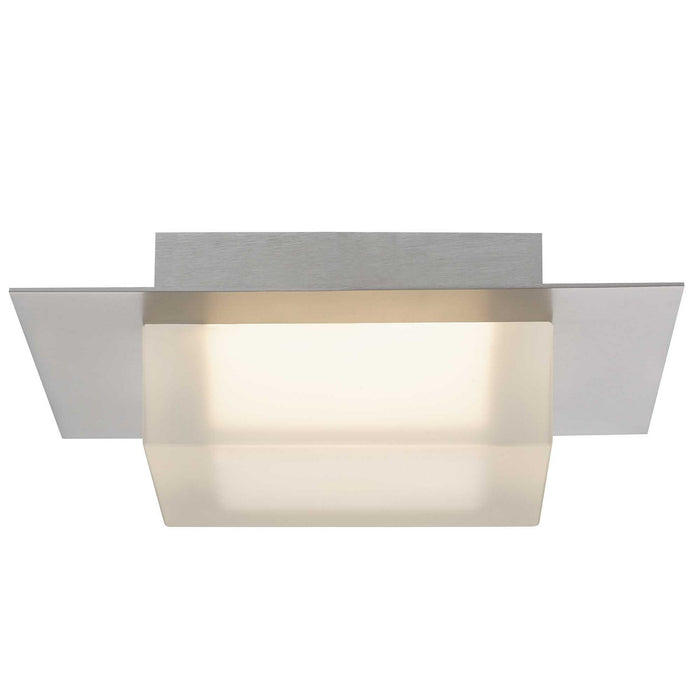 Alteck - AFM0014-3CCT-W-BSS - LED Flush Mount - Foursquare - Brushed Stainless Steel